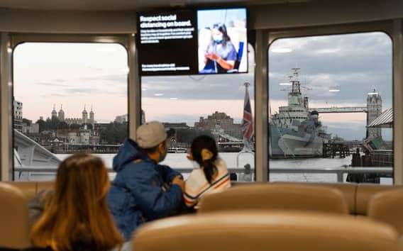 London: Uber Boat by Thames Clippers Single River Ticket