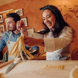 Pastaworkshop in Londen met prosecco en antipasti