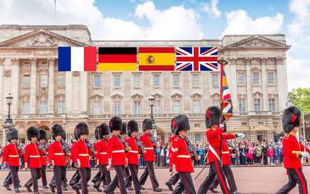 Londýn: Buckinghamský palác a střídání stráží