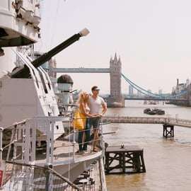 HMS Belfast ticket met audiotour langs de South Bank