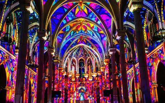 Westminster-székesegyházi LUMINISCENCE koncert: 360° fény és kórus