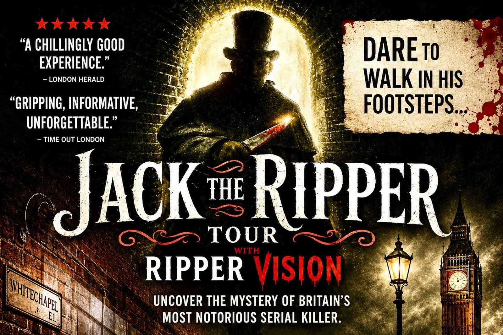 Londres: Tour a pie de Jack el Destripador con Ripper-Vision