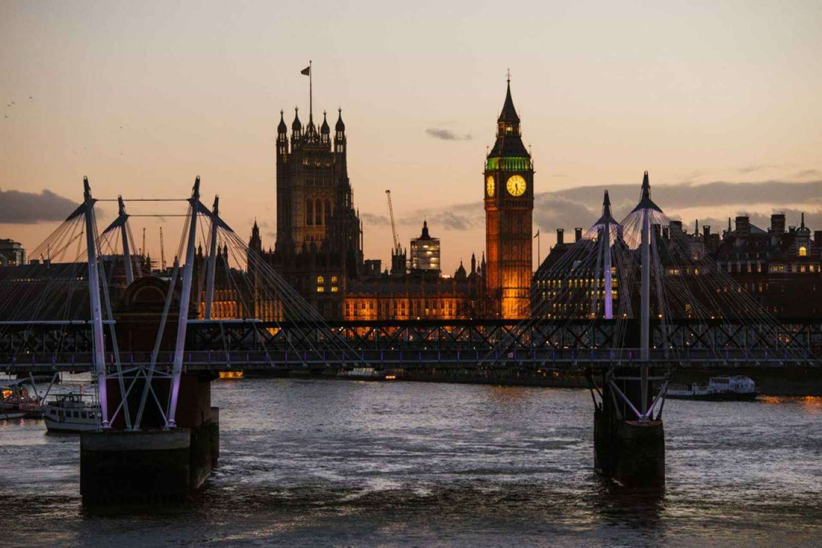 London: Big Bus panoramisk kvällstur med öppet tak