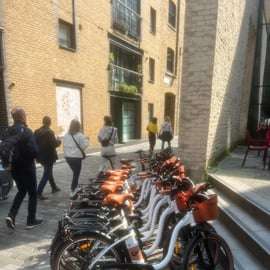 London E-bike tur & Borough marknad