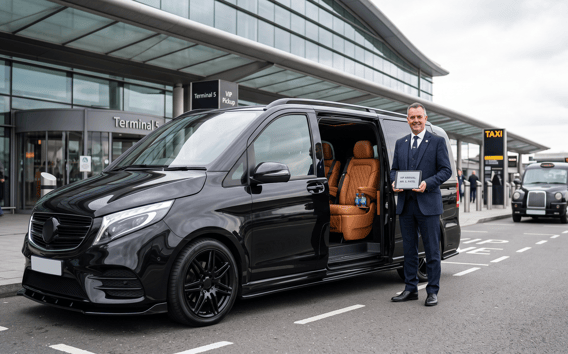 Privát transzfer Heathrow és London között autóval vagy minibusszal