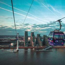 London: Uber Boat Single Trip und London Cable Car