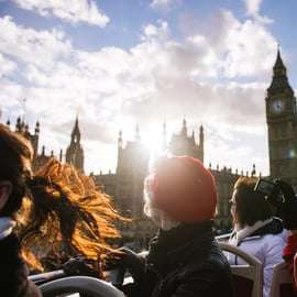 London: Big Bus panoramisk kvällstur med öppet tak