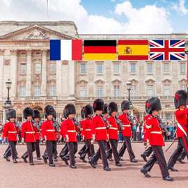 Londres: Palácio de Buckingham e experiência de mudança da guarda