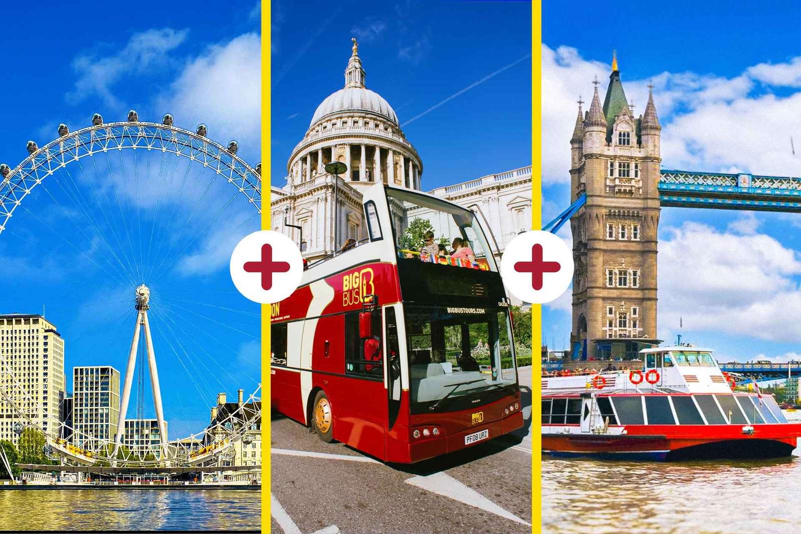 Big Bus, London Eye e crociera sul Tamigi in un biglietto