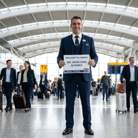 Prywatny transfer z lotniska Heathrow do Londynu