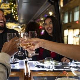 London: 6-Course Gourmet Dinner on a Luxury Coach