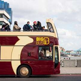 London: Big Bus panoramisk kvällstur med öppet tak