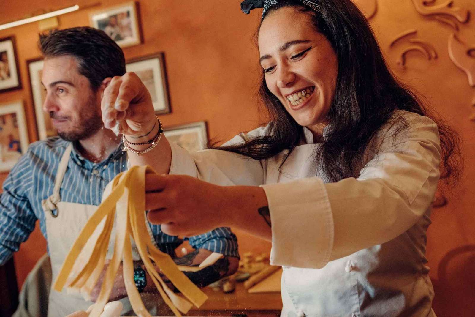 Pastaworkshop in Londen met prosecco en antipasti